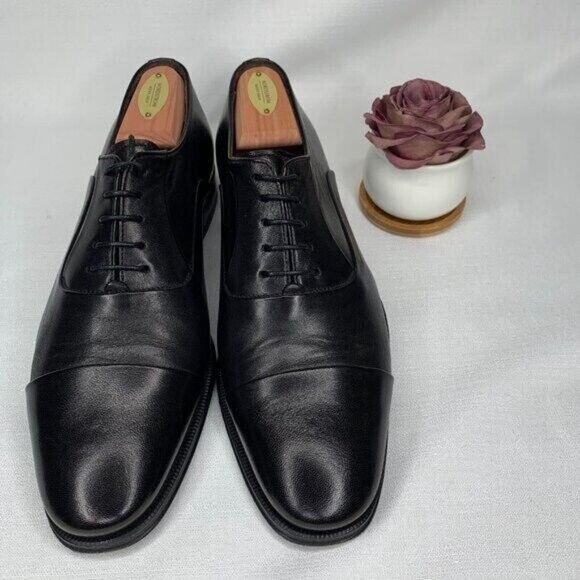 Monte Rosso Lazio Cap Toe Oxford Men in Black Size 7M Pre-owned main image 8